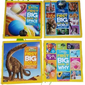 4 NATIONAL GEOGRAPHIC KIDS First Big Books Of...